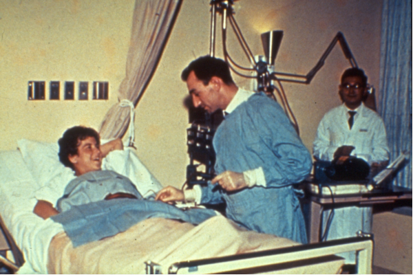 Young patient receiving care 